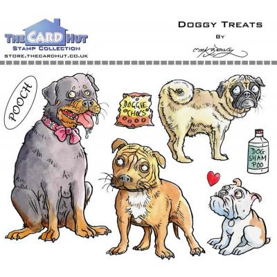 The Card Hut Clear Stamps - Doggy Treats